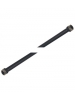 Black 12″ x 3/8" Hollow Stem Rod - Comes with two 3/8" nuts - Liteline RODR6212-BK